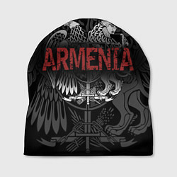 Шапка Герб Армении с надписью Armenia, цвет: 3D-принт