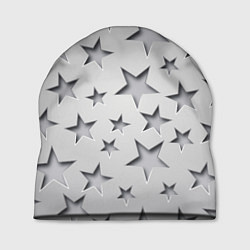 Шапка Grey stars, цвет: 3D-принт