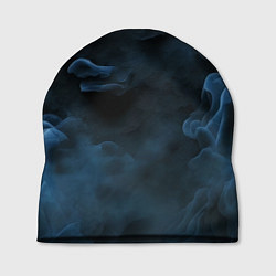Шапка Синий туман текстура от нейросети, цвет: 3D-принт