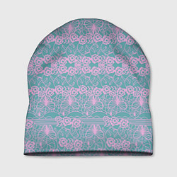 Шапка Voilet flower pattern