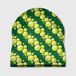 Шапка Большой теннис - мячики, цвет: 3D-принт
