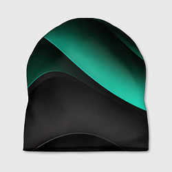 Шапка Абстрактная зеленая текстура, цвет: 3D-принт