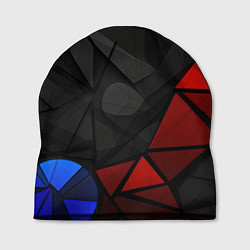 Шапка Black blue red elements, цвет: 3D-принт