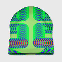 Шапка Дуги на зеленом фоне, цвет: 3D-принт