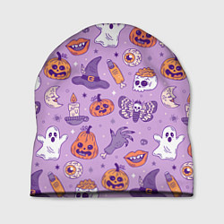 Шапка Halloween pattern арт