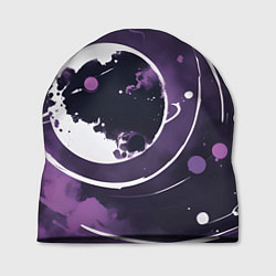 Шапка Фиолетовый космос - нейросеть