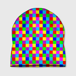 Шапка Разноцветные плитки