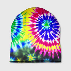 Шапка Colorful floral composition - tie-dye