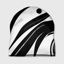 Шапка Abstract black and white composition, цвет: 3D-принт