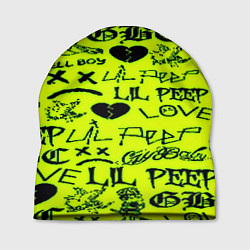Шапка Lil peep кислотный стиль, цвет: 3D-принт
