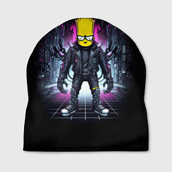 Шапка Cool Bart Simpson - cyberpunk - ai art, цвет: 3D-принт