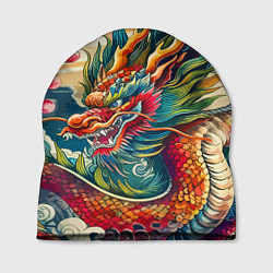 Шапка Гравюра японского дракона, цвет: 3D-принт