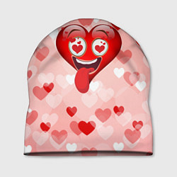 Шапка Влюбленное сердечко, цвет: 3D-принт