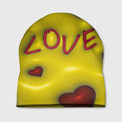 Шапка Love эффект раздувания, цвет: 3D-принт