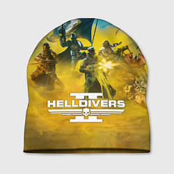 Шапка Адские десантники против жуков - helldivers 2, цвет: 3D-принт