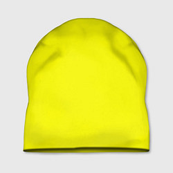 Шапка Яркий желтый, цвет: 3D-принт