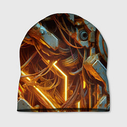 Шапка Cyber armor - ai art, цвет: 3D-принт