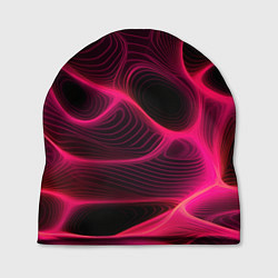 Шапка Неоновая яркая геометрическая абстракция со светом, цвет: 3D-принт