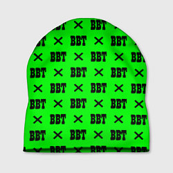 Шапка BBT logo green steel