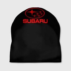 Шапка Subaru red logo, цвет: 3D-принт