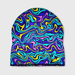 Шапка Psychedelic multicolored pattern, цвет: 3D-принт