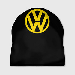 Шапка Volkswagen logo yellow, цвет: 3D-принт