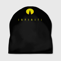 Шапка Infiniti logo yellow, цвет: 3D-принт