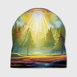 Шапка UFO In The Forest, цвет: 3D-принт