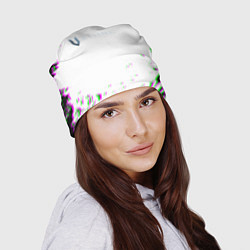 Шапка Vrising глитч краски, цвет: 3D-принт — фото 2