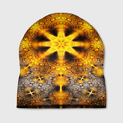 Шапка Золотые фракталы, цвет: 3D-принт