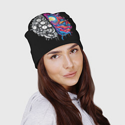 Шапка Правое и левое полушарие, цвет: 3D-принт — фото 2