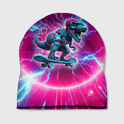 Шапка Cyber tyrannosaurus is a cool skateboarder, цвет: 3D-принт