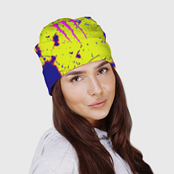 Шапка Monster energy краски, цвет: 3D-принт — фото 2