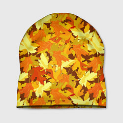 Шапка Золотая кленовая осень, цвет: 3D-принт