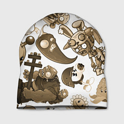 Шапка Растения против зомби в бежевых тонах, цвет: 3D-принт