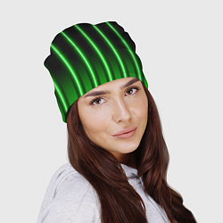 Шапка Neon green, цвет: 3D-принт — фото 2