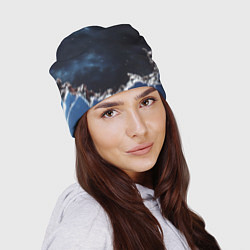 Шапка Объемная дыра в стене текстура, цвет: 3D-принт — фото 2