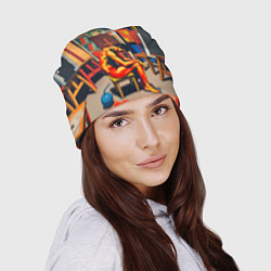 Шапка Художник в мастерской, цвет: 3D-принт — фото 2