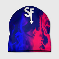 Шапка Sally face neon flame