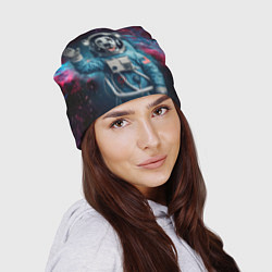 Шапка Далматинец бравый космонавт - нейроарт, цвет: 3D-принт — фото 2