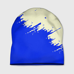 Шапка Color blue white