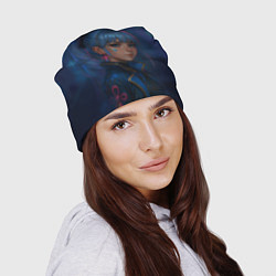 Шапка Камисато Аяка киберпанк, цвет: 3D-принт — фото 2