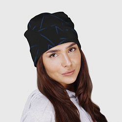 Шапка Color blue line, цвет: 3D-принт — фото 2