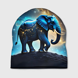 Шапка Космический слон в звездной галактике, цвет: 3D-принт