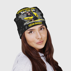 Шапка Итальянские мемы шаманзини бананини, цвет: 3D-принт — фото 2