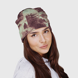 Шапка Японская башня в горах, цвет: 3D-принт — фото 2