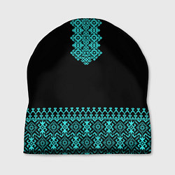Шапка Обережная вязь - вышиванка, цвет: 3D-принт