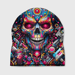 Шапка Art cyber skull - ai art fantasy