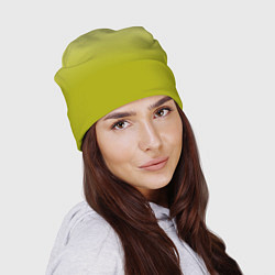 Шапка Градиент лаймовый, цвет: 3D-принт — фото 2