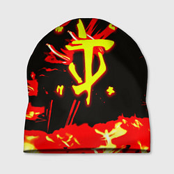 Шапка Doom огненный